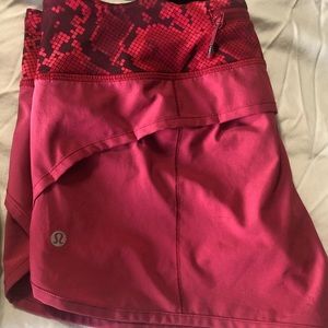 Lululemon speed shorts